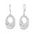 Sterling silver dangle earrings, 'Shining Nests' - Sterling Silver Wire Dangle Earrings from Thailand