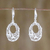 Ohrhänger aus Sterlingsilber - Ohrhänger aus Sterlingsilber mit Draht aus Thailand