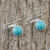 Sterling silver dangle earrings, 'Windows to the Sky' - Magnesite and Silver Dangle Earrings from Thailand (image 2b) thumbail
