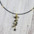 Multi-gemstone pendant necklace, 'Beautiful Cavern' - Multi-Gemstone Beaded Pendant Necklace from Thailand (image 2) thumbail