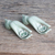 Celadon ceramic incense holders, 'Thai Dance Hands' (pair) - Light Green Celadon Incense Holders Set of 2 from Thailand (image 2b) thumbail