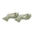 Celadon ceramic incense holders, 'Thai Dance Hands' (pair) - Light Green Celadon Incense Holders Set of 2 from Thailand (image 2c) thumbail