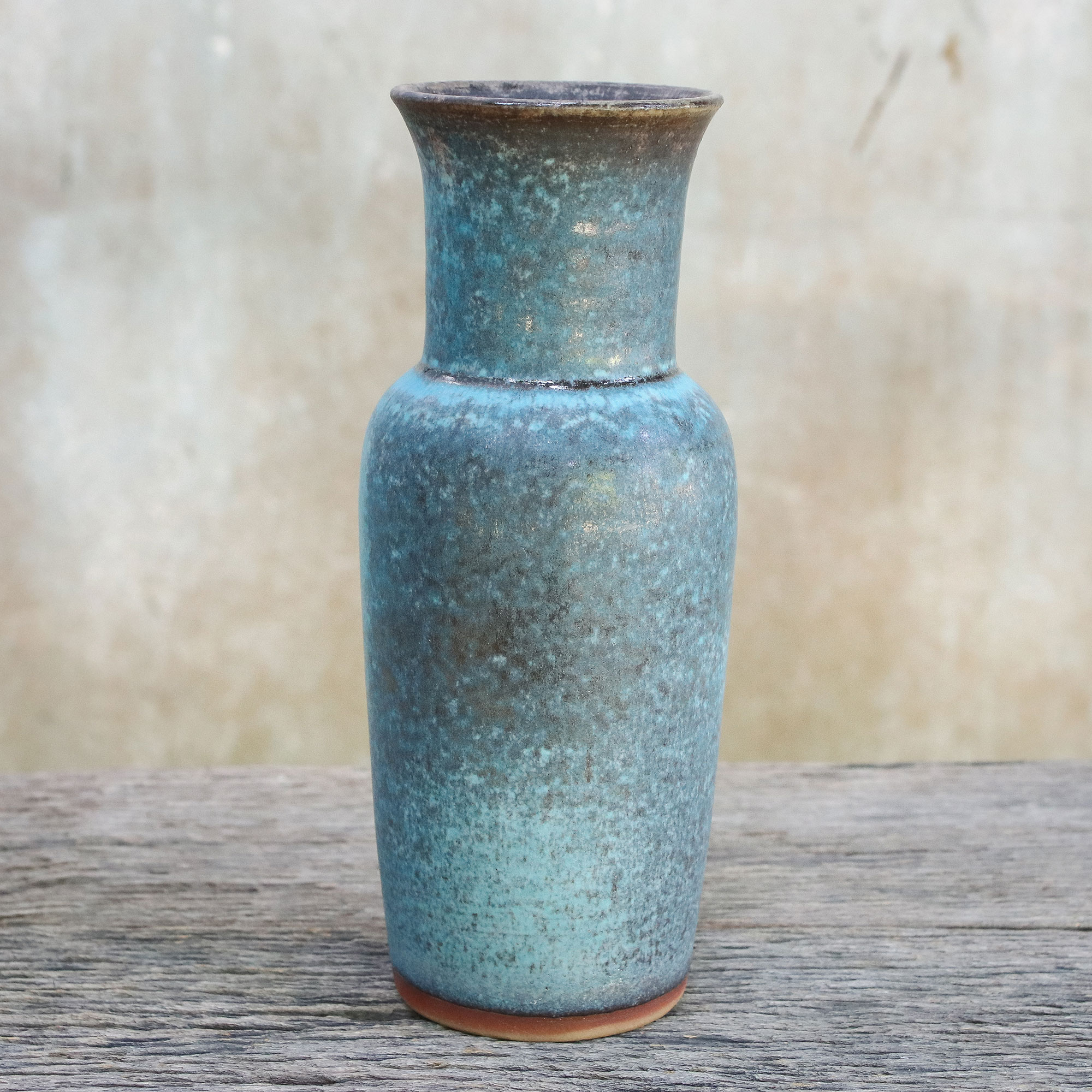 Light Blue Ceramic Vase Handmade Ceramic Vase