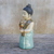 Escultura de cerámica - Escultura de cerámica Celadon de una niña de Tailandia
