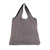 Cotton tote, 'Cozy Adventure' - Handwoven Cotton Tote with Stripes from Thailand