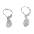 Chalcedony dangle earrings, 'Glamorous Woman' - Blue Chalcedony and Silver Dangle Earrings from Thailand (image 2d) thumbail