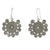 Silver dangle earrings, 'Dizzying Spirals' - Hill Tribe Silver Spiral Dangle Earrings