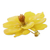 Natural cosmos brooch pin, 'Blooming Cosmos in Goldenrod' - Natural Cosmos Flower Brooch in Goldenrod from Thailand (image 2d) thumbail