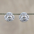Sterling silver hoop earrings, 'Dragonfly Reflection' - Sterling Silver Dragonfly Hoop Earrings from Thailand