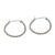Sterling silver hoop earrings, 'Spiral Onwards' - Handmade Sterling Silver Twisted Hoop Earrings from Thailand (image 2c) thumbail