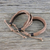Men's leather and cotton cord bracelets, 'Bold Espresso Contrast' (pair) - Pair of Men's Leather Cord Wristband Bracelets from Thailand (image 2) thumbail