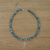 Jasper pendant necklace, 'Charming Cross' - Jasper and Silver Cross Pendant Necklace from Thailand (image 2b) thumbail