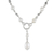 Cultured pearl pendant necklace, 'Perfect Glow' - Cultured Pearl Station Pendant Necklace from Thailand thumbail
