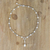 Cultured pearl pendant necklace, 'Perfect Glow' - Cultured Pearl Station Pendant Necklace from Thailand (image 2b) thumbail