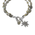 Labradorite beaded bracelet, 'Beach Tree' - Labradorite Tree-Themed Beaded Bracelet from Thailand