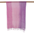 Silk scarf, 'Magenta Candy' - Handwoven Magenta and Purple Silk Scarf from Thailand (image 2f) thumbail