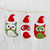 Filz-Weihnachtsschmuck, „Wise Young Owls“ (3er-Set) - Filz-Eulen-Weihnachtsornamente im 3er-Set aus Thailand