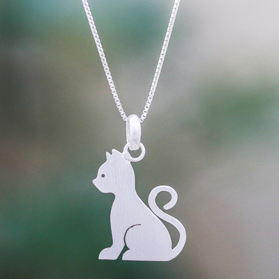 Sterling silver pendant necklace, Waiting for Love
