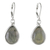 Labradorite dangle earrings, 'Aura of Energy' - Classic Teardrop Shaped Labradorite Dangle Earrings