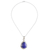 Lapis lazuli pendant necklace, 'Glamorous Twist' - Drop-Shaped Lapis Lazuli Pendant Necklace from Thailand (image 2a) thumbail