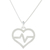 Sterling silver pendant necklace, 'My Beating Heart' - Heart-Shaped Sterling Silver Pendant Necklace from Thailand (image 2c) thumbail