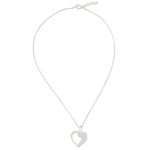 Sterling silver pendant necklace, 'Soul of a Puppy' - Dog Heart Sterling Silver Pendant Necklace from Thailand