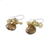 Cultured pearl dangle earrings, 'Night Glamour' - Cultured Pearl Cluster Dangle Earrings from Thailand (image 2c) thumbail