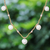 Cultured pearl station necklace, 'Fresh Blossoms' - Cultured Pearl Beaded Station Necklace from Thailand