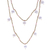 Cultured pearl station necklace, 'Fresh Blossoms' - Cultured Pearl Beaded Station Necklace from Thailand