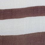 Cotton shawl, 'Cool Stripes in Maroon' - Handwoven Striped Cotton Shawl in Maroon from Thailand