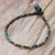 Brass beaded bracelet, 'Andaman Sea Currents' - Brass and Reconstituted Turquoise Beaded Bracelet (image 2) thumbail