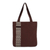 Cotton tote bag, 'Chiang Mai Lanna' - Embroidered Thai Style Brown Cotton Tote Bag (image 2a) thumbail