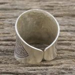 Sterling silver wrap ring, 'Exotic Thai' - Handcrafted Sterling Silver Wrap Ring from Thailand