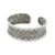 Sterling silver cuff bracelet, 'Classic Weave' - Handcrafted Sterling Silver Cuff Bracelet from Thailand (image 2c) thumbail