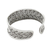 Sterling silver cuff bracelet, 'Classic Weave' - Handcrafted Sterling Silver Cuff Bracelet from Thailand (image 2d) thumbail