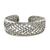 Sterling silver cuff bracelet, 'Silver Weave' - Handcrafted Sterling Silver Cuff Bracelet from Thailand thumbail