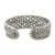 Sterling silver cuff bracelet, 'Silver Weave' - Handcrafted Sterling Silver Cuff Bracelet from Thailand (image 2c) thumbail