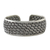 Sterling silver cuff bracelet, 'Exotic Weave' - Handcrafted Sterling Silver Cuff Bracelet from Thailand thumbail