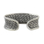 Sterling silver cuff bracelet, 'Tropical Weave' - Handcrafted Sterling Silver Cuff Bracelet from Thailand (image 2c) thumbail