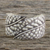 Sterling silver cuff bracelet, 'Jungle Delight' - Handcrafted Sterling Silver Leaf Cuff Bracelet from Thailand (image 2) thumbail