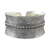 Sterling silver cuff bracelet, 'Touch of Thailand' - Handcrafted Thai Hill Tribe Sterling Silver Cuff Bracelet thumbail