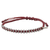 Silver beaded cord bracelet, 'Bohemian Life in Crimson' - Hand Crafted Cord Bracelet in Red with 950 Silver (image 2d) thumbail