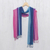 Cotton scarves, 'Innocent Colors' (pair) - Two Handwoven Ombre Cotton Wrap Scarves from Thailand (image 2c) thumbail
