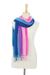 Cotton scarves, 'Innocent Colors' (pair) - Two Handwoven Ombre Cotton Wrap Scarves from Thailand