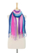 Cotton scarves, 'Innocent Colors' (pair) - Two Handwoven Ombre Cotton Wrap Scarves from Thailand (image 2e) thumbail