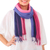 Cotton scarves, 'Colors of Experience' (pair) - Two Handwoven Cotton Wrap Scarves from Thailand (image 2c) thumbail