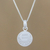 Sterling silver pendant necklace, 'Zodiac Charm Aquarius' - Sterling Silver Aquarius Pendant Necklace from Thailand