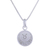 Sterling silver pendant necklace, 'Zodiac Charm Taurus' - Sterling Silver Taurus Symbol Pendant Necklace from Thailand