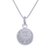 Sterling silver pendant necklace, 'Zodiac Charm Gemini' - Thai Sterling Silver Cubic Zirconia Gemini Pendant Necklace thumbail