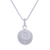 Sterling silver pendant necklace, 'Zodiac Charm Virgo' - Thai Sterling Silver and Cubic Zirconia Virgo Necklace
